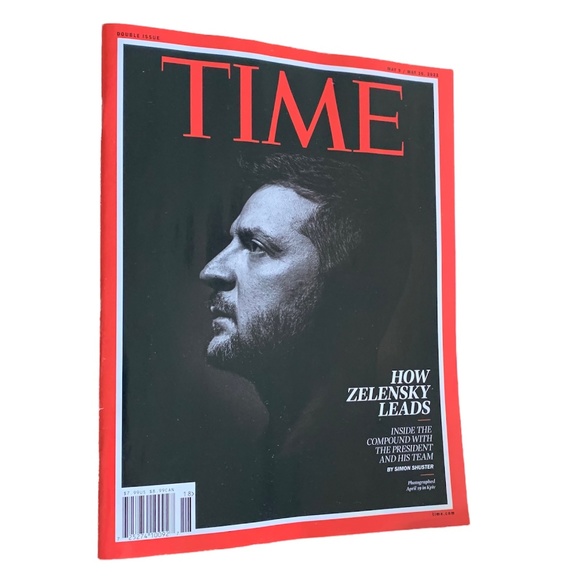 Time Magazine Other - TIME Magazine Zelensky Leads Ukraine Elon Musk